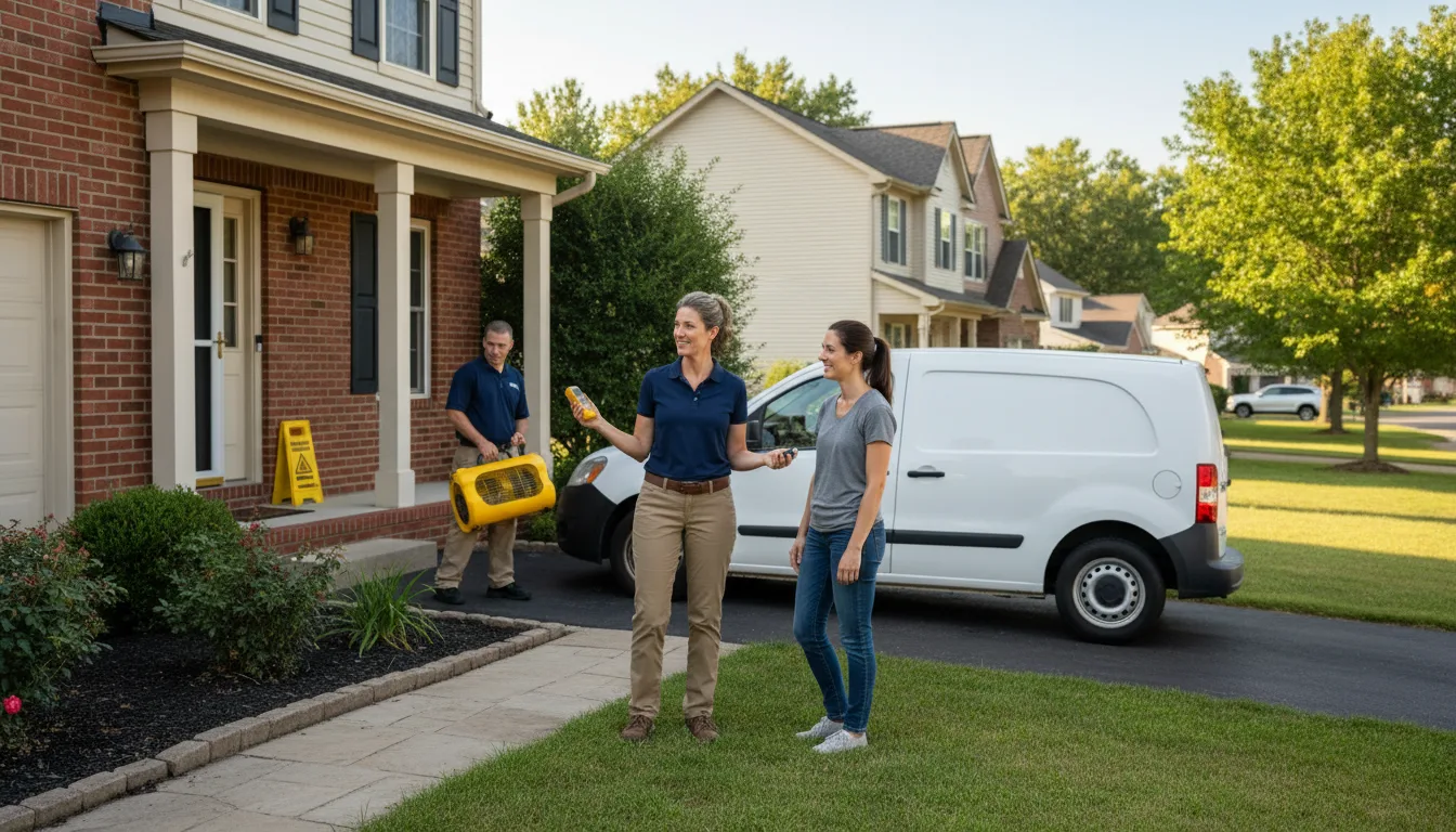 Residential water damage restoration in Blaine, MN